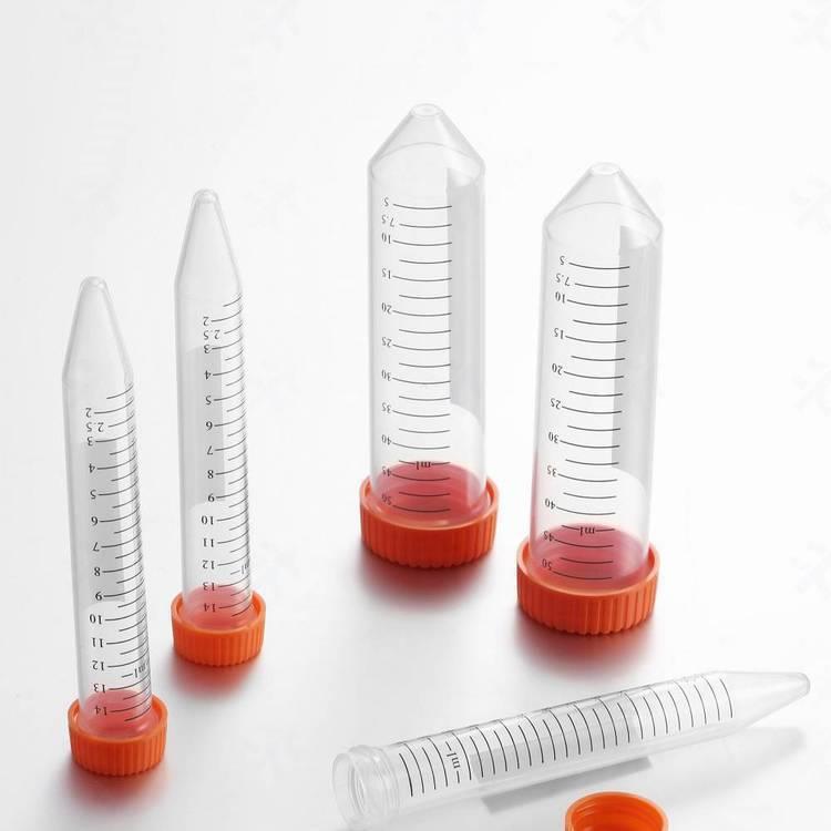 维尔亚Virya实验室用塑料50ML离心管白色书写区，刻度清晰