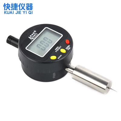 大量现货高精确度电子数显深度计红针小孔V槽千分表百分深度规