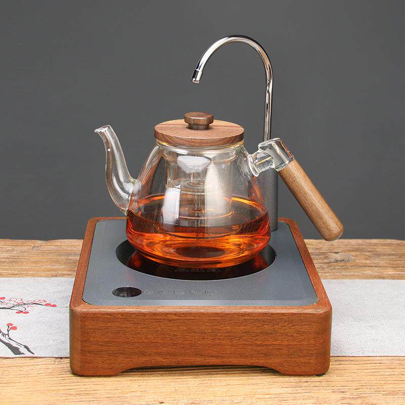电陶炉自动上水煮茶器套装玻璃烧水煮茶壶保温家用电炉子泡茶