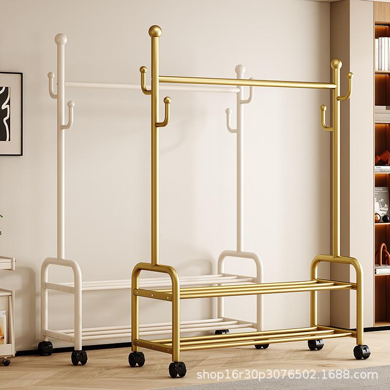 仙人掌落地晾衣架阳台宿舍挂衣架简易晒衣服架子立地式晾衣架加厚