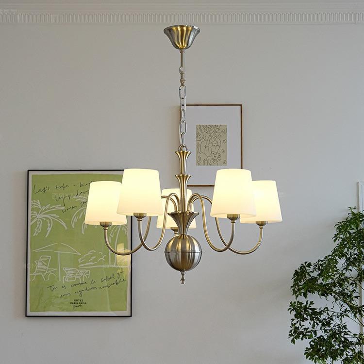 艺术居美式复古客厅吊灯中古法式餐厅书房卧室别墅装饰设计师灯具