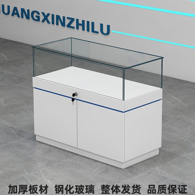 商场玻璃展柜珠宝化妆品首饰柜台产品展示柜博物馆文物样品陈列柜