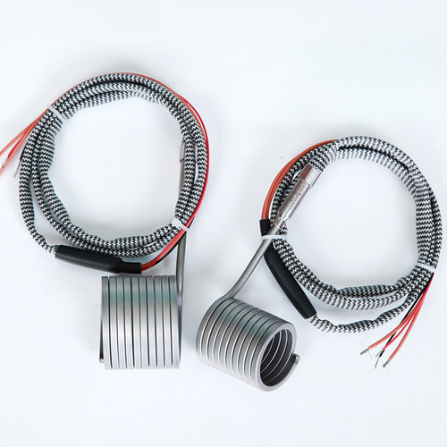 热流道弹簧发热圈不锈钢注塑机射嘴电加热圈带感温线厂家直销包邮