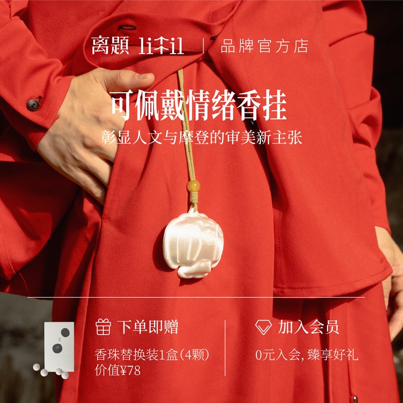 离题家用室内衣柜香挂汽车挂件香氛车载香薰香片持久留香生日礼物