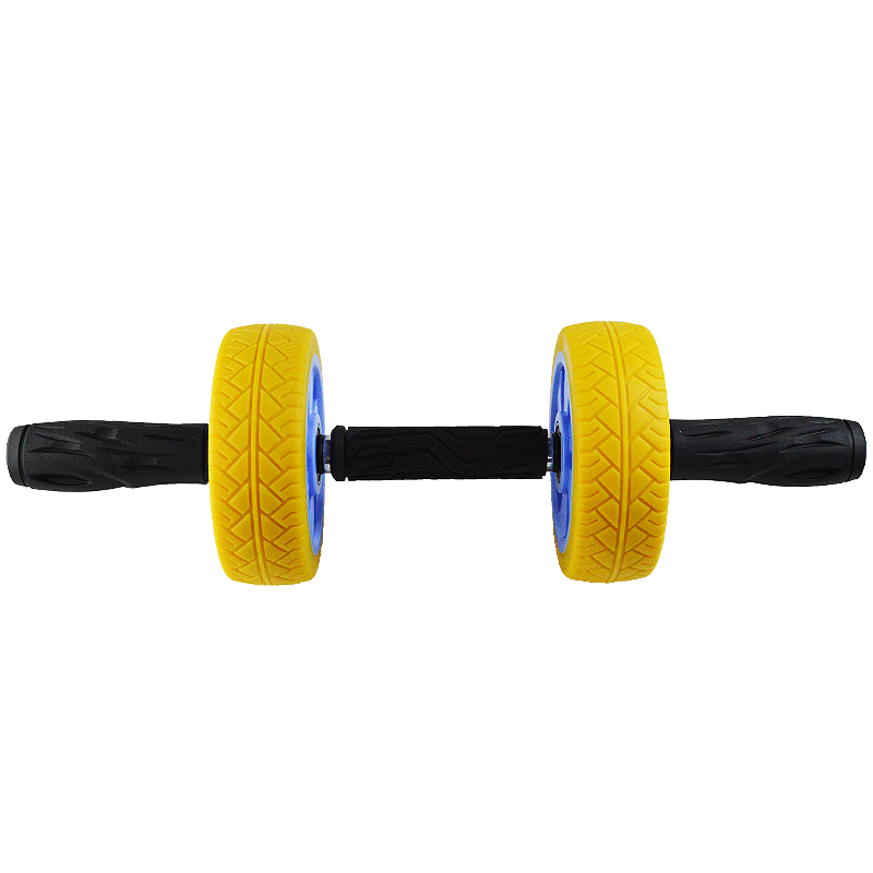 健腹轮加宽双轴承室内户外健身家用器G材静音版男女通用环保橡胶