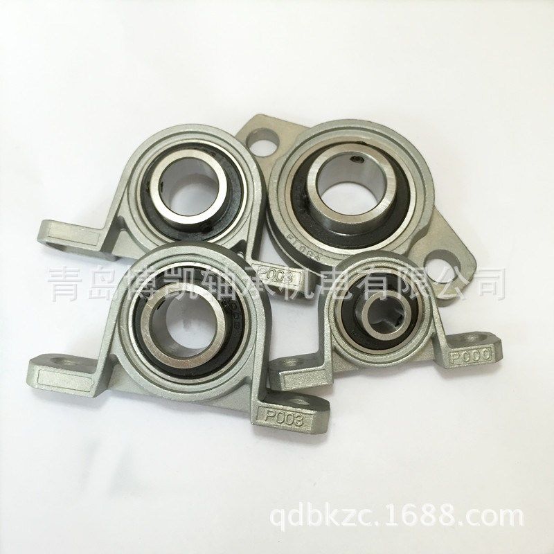 微型锌合金带座轴承P004 内径2C0 带偏心套可水中使用轻型机械