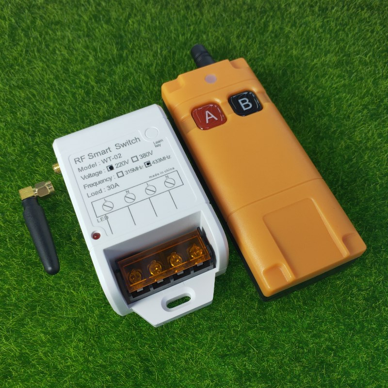 远程控制无线水泵智能控制遥控220v抽水电K源灯具开关3000W大功率