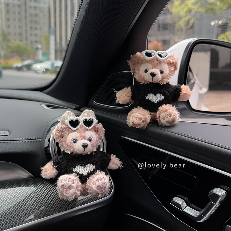 车载香薰汽车空调出风口装饰品2024新款雪莉玫可U爱摆件车内香氛