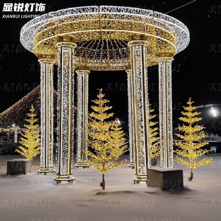 LED凉亭模型灯装饰引流造型灯防水造型灯打卡城堡童话铁艺灯光,家装灯饰光源,景观庭院灯饰,淘宝优惠券,粉丝福利购,淘宝优惠卷