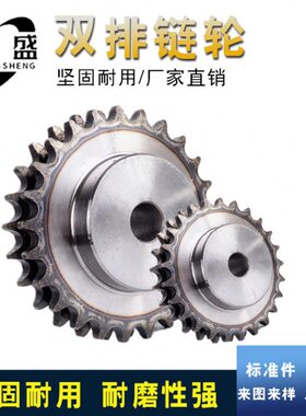20A-2双排链轮 1.2寸27齿双排链轮 节距31.75 20A-27齿有现货