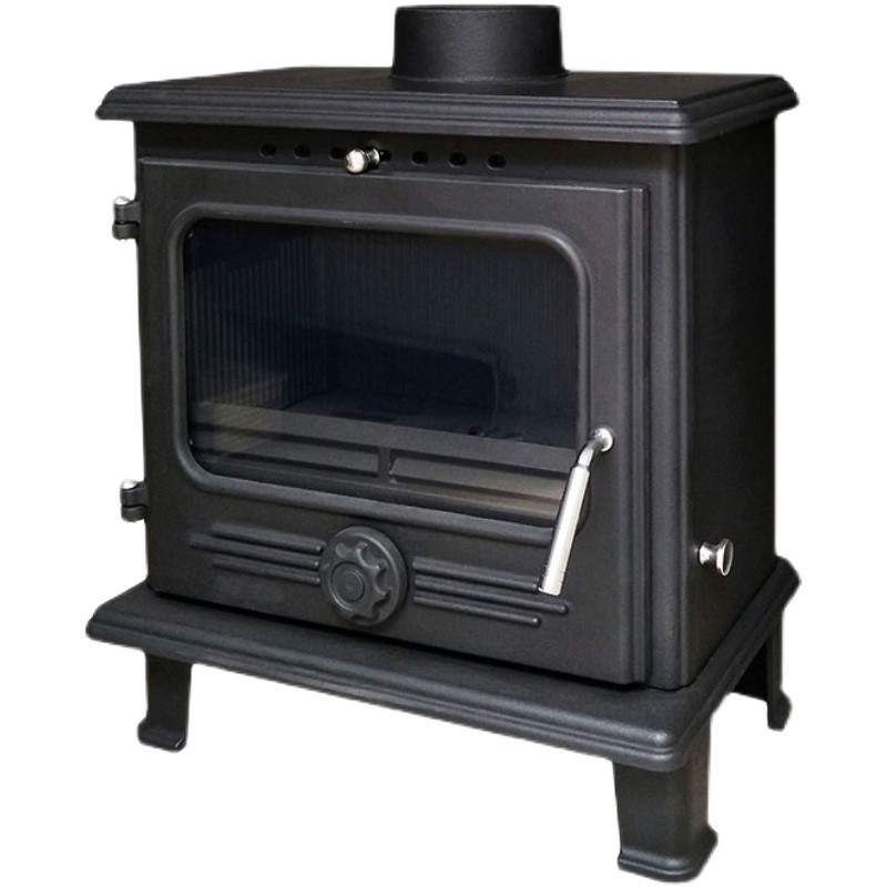 壁炉真火燃木柴火炉铸铁别墅民宿客厅农K村家用取暖器小型柴煤两