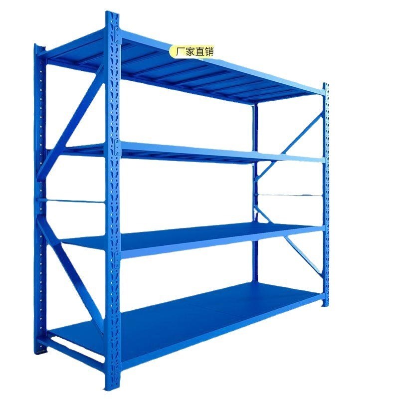 仓储货架多层置物架仓库轻中型架子家用阳M台收纳架快递储藏室货