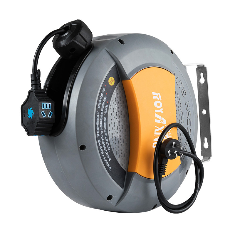 电鼓自动伸缩卷管器卷线盘t防水插座收线器工厂汽修卷线器国标电