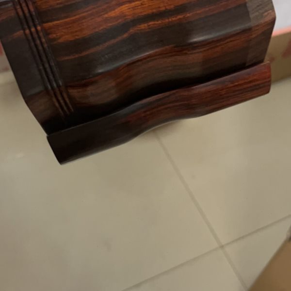 老红木黑飘红二胡琴架