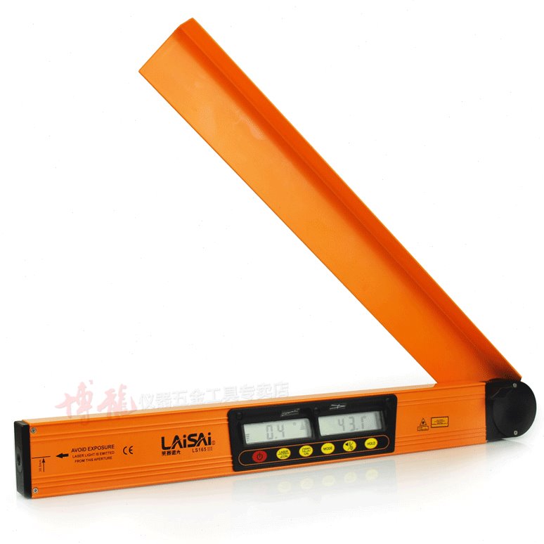 莱赛LS165III数字显示/水平尺角度尺2合1型/水平仪/带激光