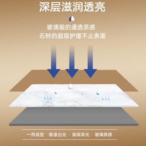 VD晶霸王石材晶亮剂大理石结晶保养抛光蜡硬云石养护人造石结晶剂