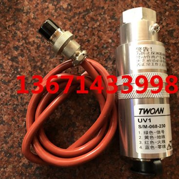 UV1火焰探测器 火焰电眼探头 TWOAN火焰检测UV探头