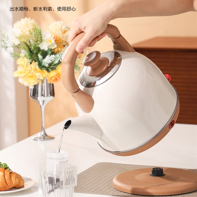 电热水壶304不锈l钢大容量电水壶快壶全自动断电烧水壶家用开水壶