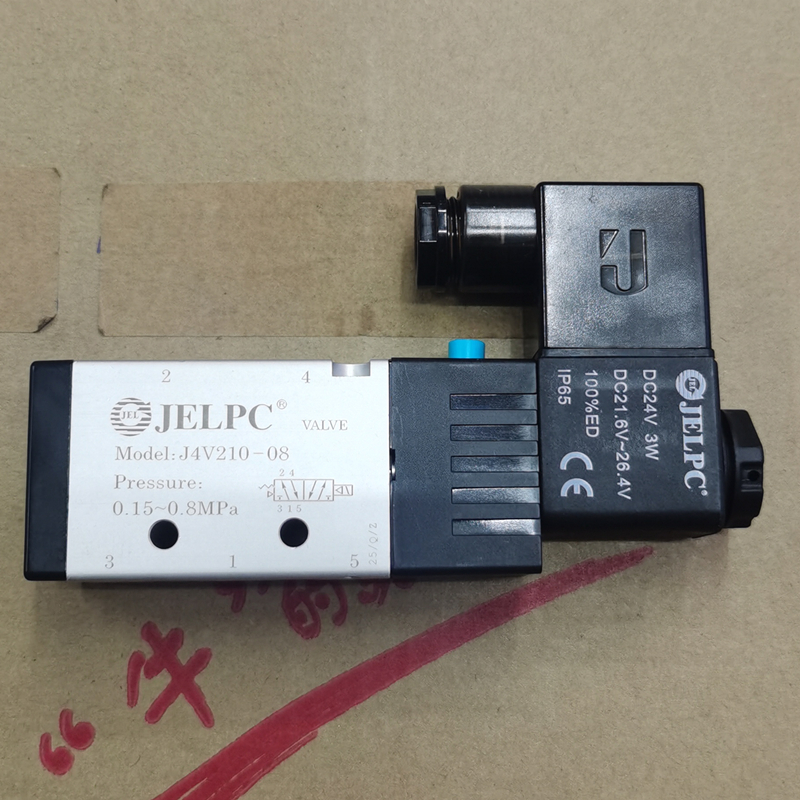 口罩机专用电磁阀 J4V210-08 DC24V/AC220V佳尔灵 /JELPC电磁气阀