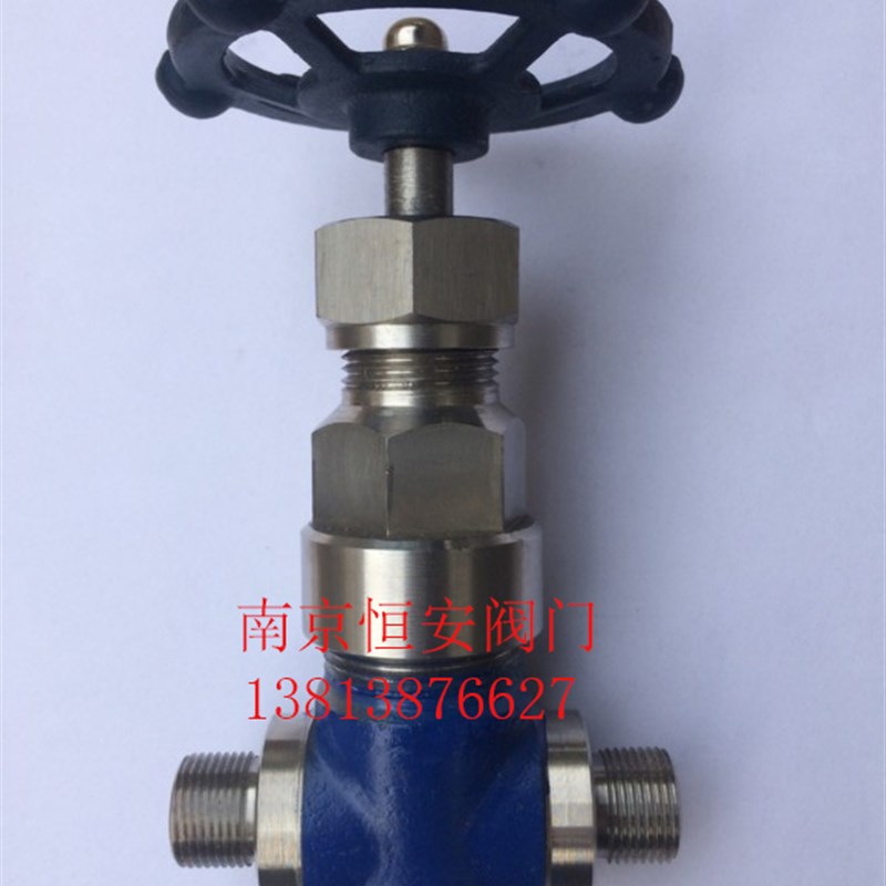 Z61Y-320P 304不锈钢高压焊接闸阀仪表闸阀微型丝口高压流量阀