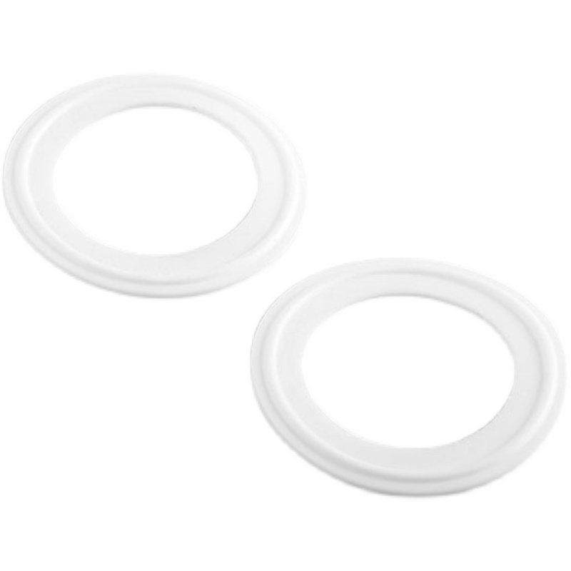 卫生级四氟垫片卡箍/快装垫/聚四氟乙烯硬垫片/PTFE密封圈不锈钢