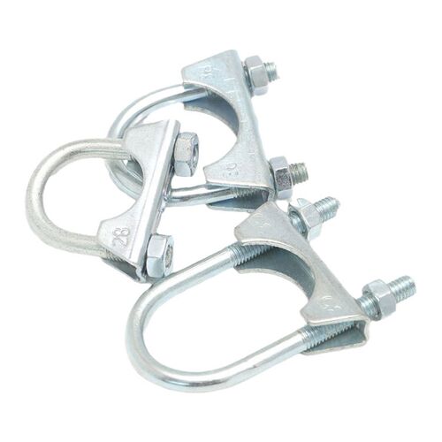 镀锌/不锈钢排气管固定卡箍农机卡扣卡子配件喉箍汽叉货车U型管卡