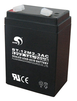 海湾JB-QB-GST100消防主机备用电池12V2.3AH 12V2.8AH