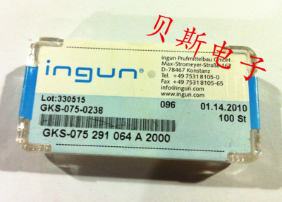 INGUN英刚探针GKS075 291 064A2000(三面切尖头型)测试针 顶针