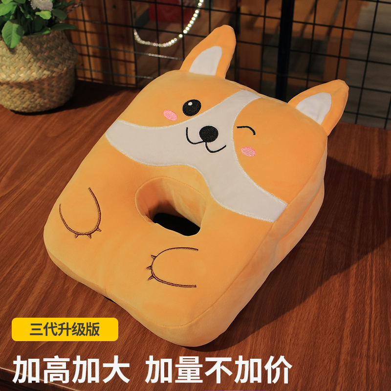 抱枕趴睡枕两用加厚汽车载办公室小学生L午睡枕头靠枕靠垫空调毯