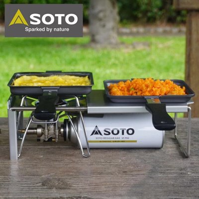 SOTO蜘蛛炉专用折叠桌户外露营炉头桌子ST-3107