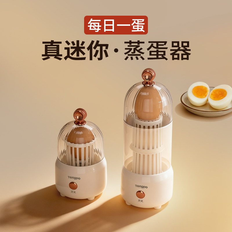多功能迷你煮蛋器家用小型宝宝辅食蒸煮鸡蛋机一人食上班早餐神器