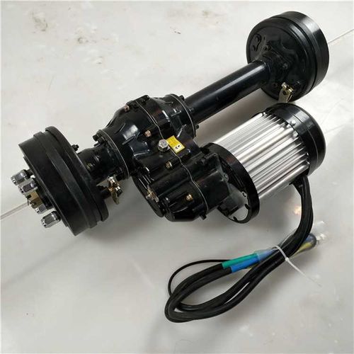 工程车桥低速1:40大功率电动三轮车配件后桥160刹车