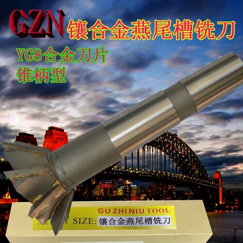 镶合金锥柄燕尾槽铣刀30 35 40  50 60 80 100-45度 55度 60度