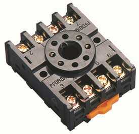 PF083A时间继电器底座AH3-3 -2/E5C4/ST3P/DH48S/JSS48A 8脚插座