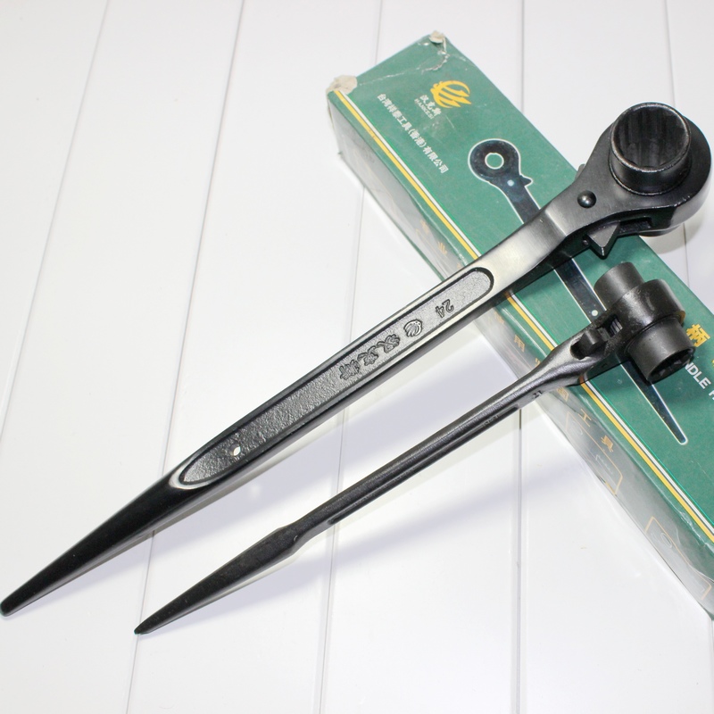 汉克斯 发黑 尖尾棘轮扳手快速扳手 钢丝绕紧拆除器10-41MM