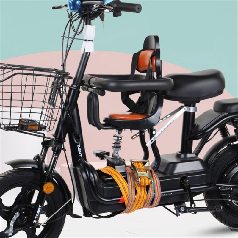 电动车儿童座椅前置6岁以上减震弹簧宝宝小孩安全前坐椅子踏板车