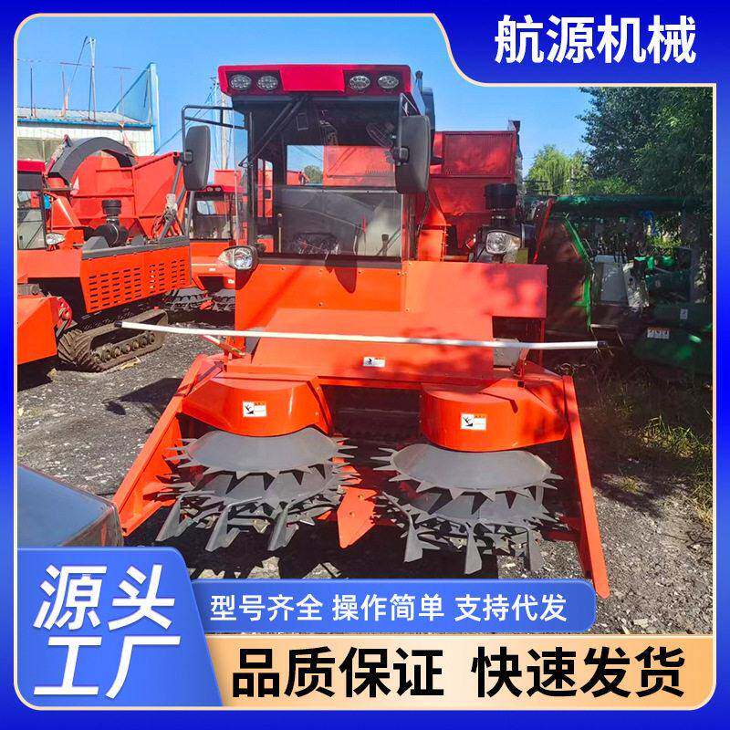 青储机大型农用牧草收割机履带式玉米秸秆青储机养殖场牧草粉碎机