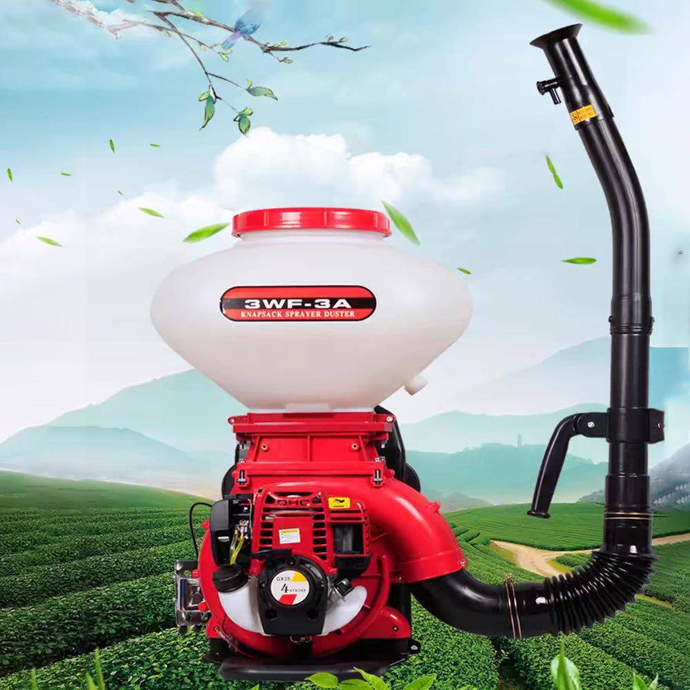 4冲汽油背负式施肥器喷雾喷粉打YAO机撒肥播种迷雾喷洒农用喷雾器