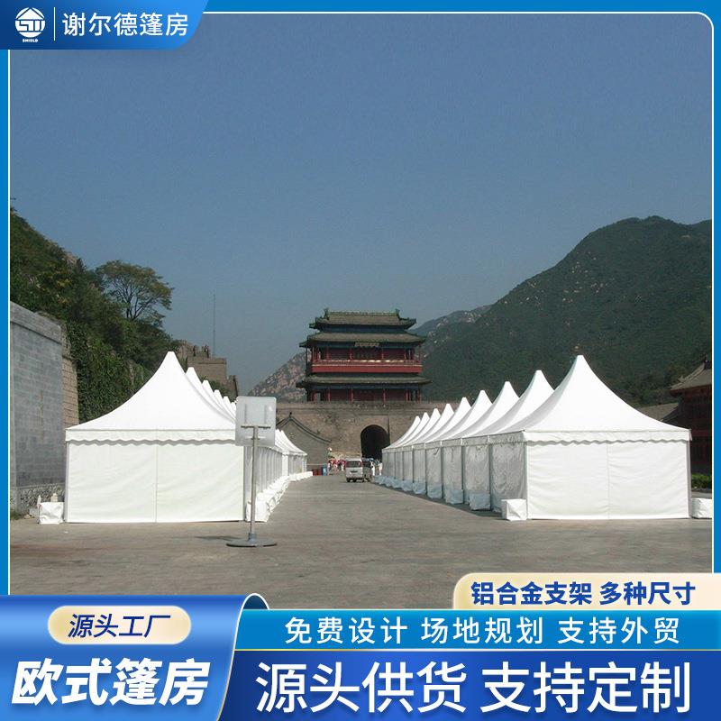 欧式篷房尖顶蓬展馆大型帐蓬婚庆车展会吊顶篷户外活动防水搭建