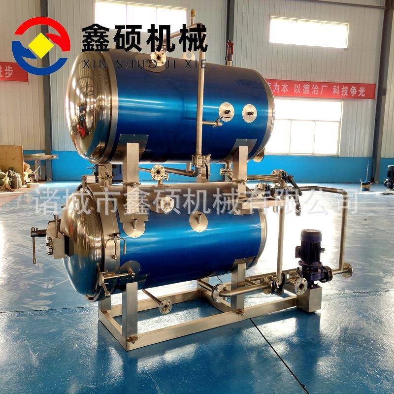 全自动双层杀菌釜袋装玉米灭菌锅肉制品熟食杀菌锅水浴杀菌锅