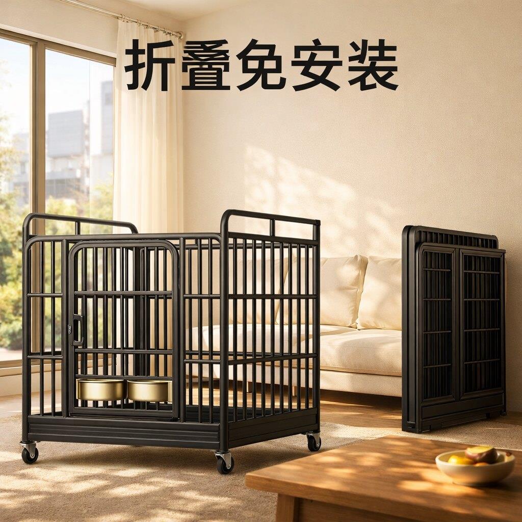 狗笼子中型犬大型犬可折叠免安装宠物新型狗窝边境牧羊犬专用小型图片