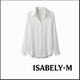 早春新款 ISABELY•M 上衣简约通勤高级感翻领衬衣 告别之夜