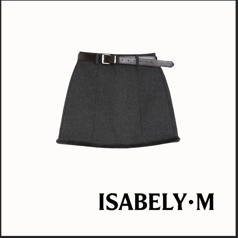 【玉米专享】ISABELY•M 毛呢半身裙女冬毛绒下摆包臀短裙,女装/女士精品,旗袍,淘宝优惠券,粉丝福利购,淘宝优惠卷