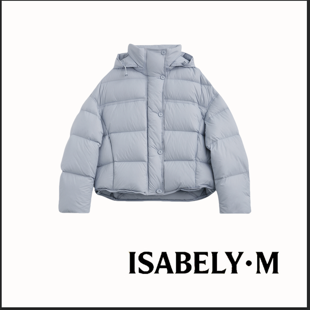 【十周年】ISABELY•M 新款羽绒服女短款花苞帽韩版加厚外套