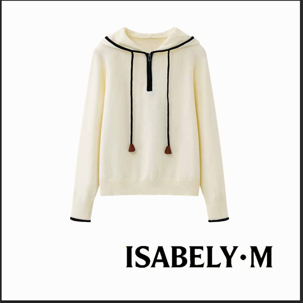 【玉米专享】ISABELY 连帽套头针织衫长袖卫衣设计感毛衣,女装/女士精品,旗袍,淘宝优惠券,粉丝福利购,淘宝优惠卷