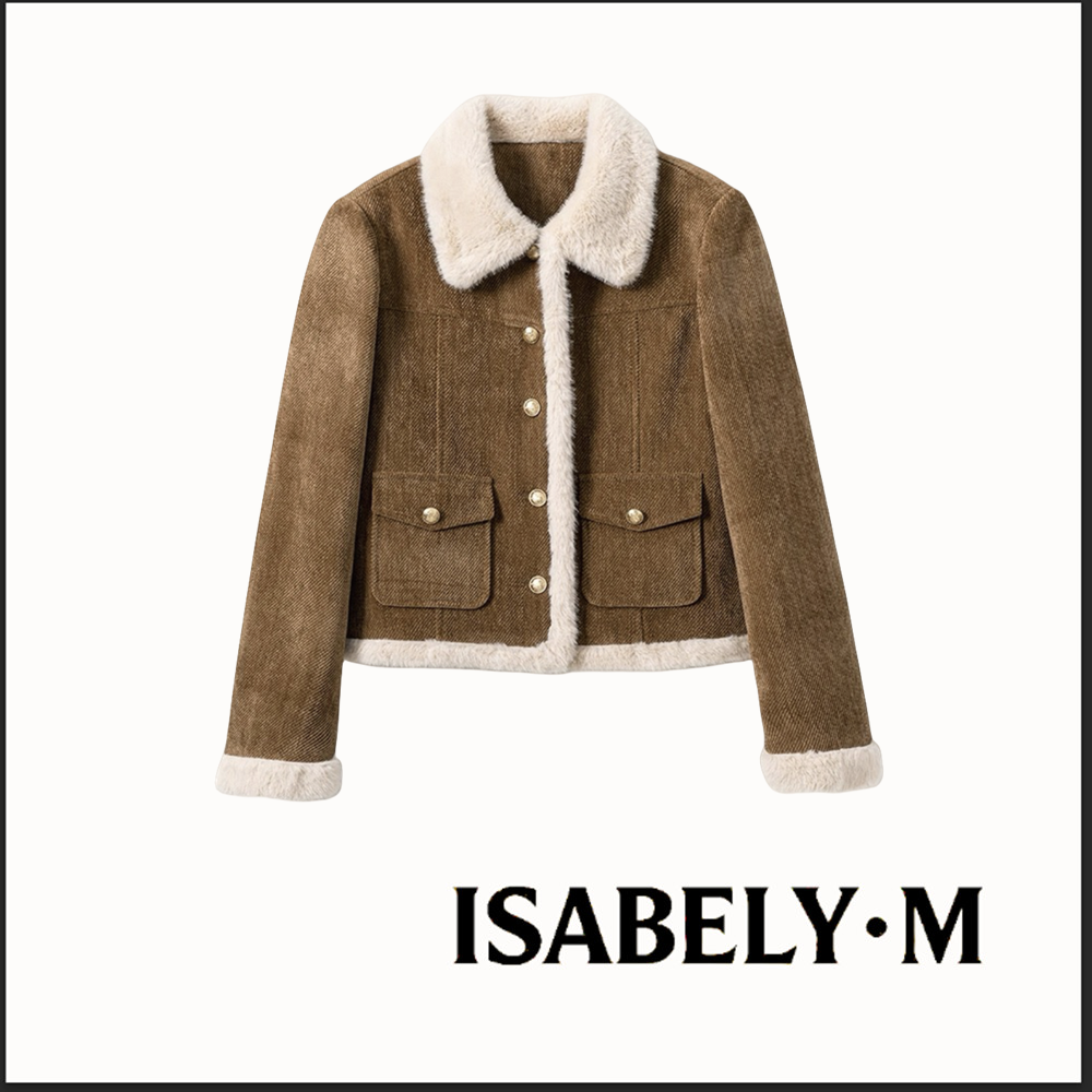【十周年】ISABELY•M 设计感百搭撞色羽绒夹克外套女25新品