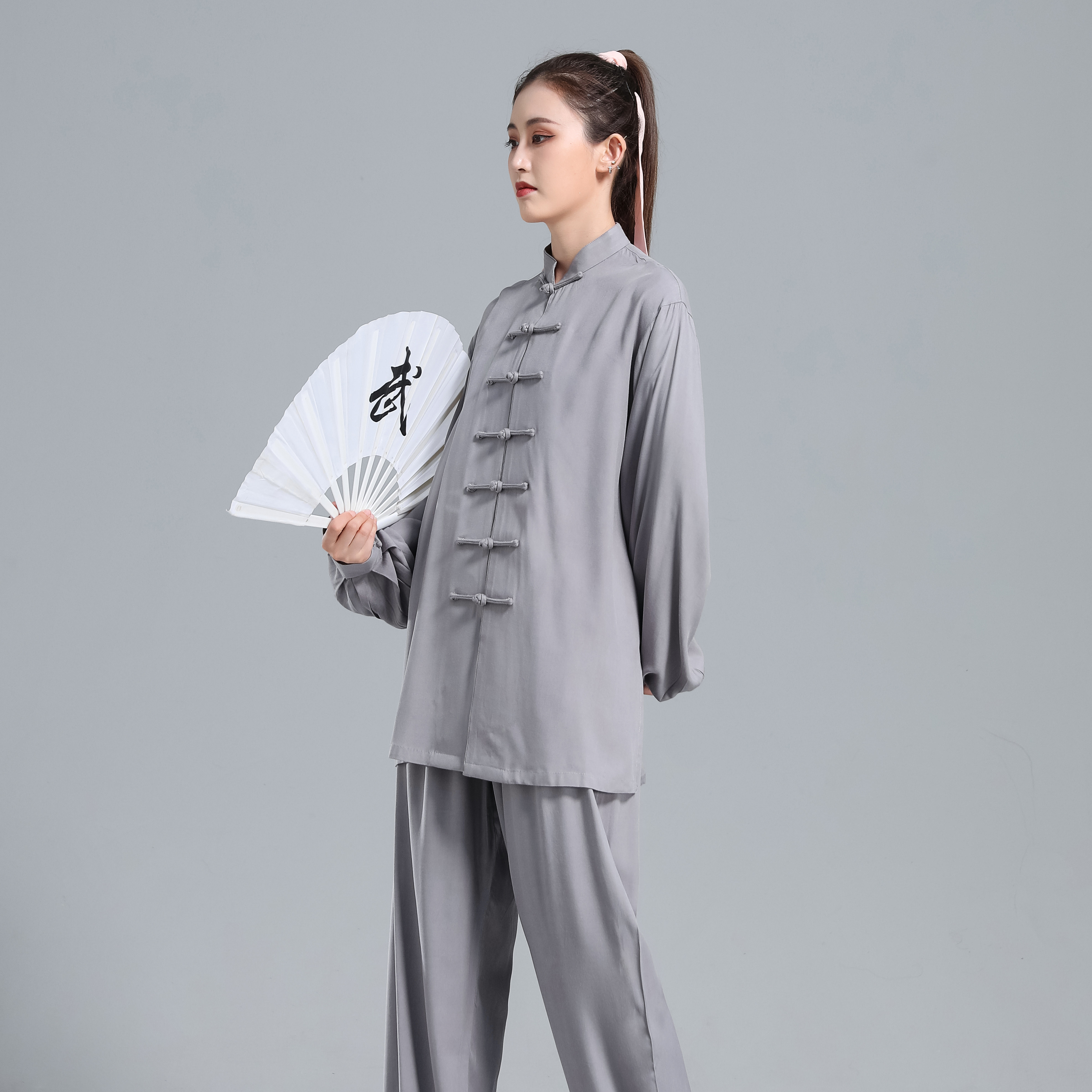 冰丝棉太极服新款春夏季八段锦图片