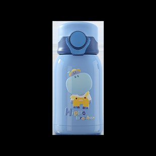 小恐龙儿童保温杯316不锈钢y杯幼儿园水壶宝宝杯子中小学生吸管杯