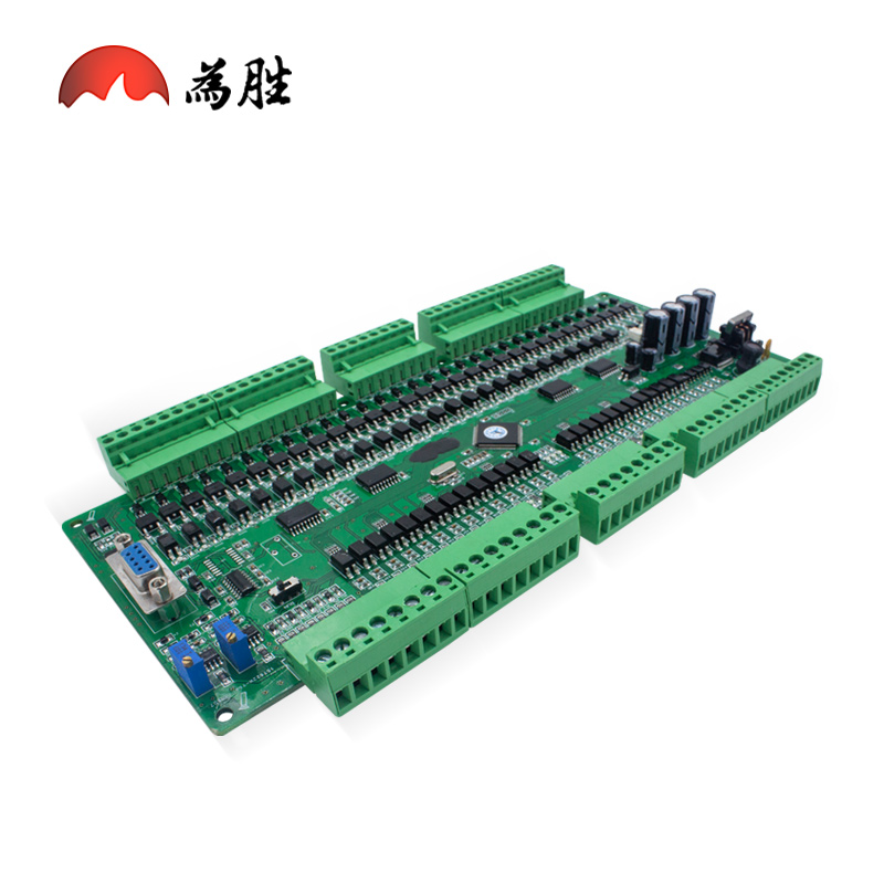 国产PLC工控板 FX1-60tM-4AD/2DA 30进30出 晶体管 D9端口