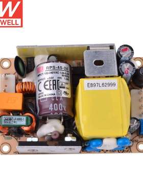 明纬（MEANWELL）RPS-45-24电源45W绿色PCB裸板供应器 24V1.9A